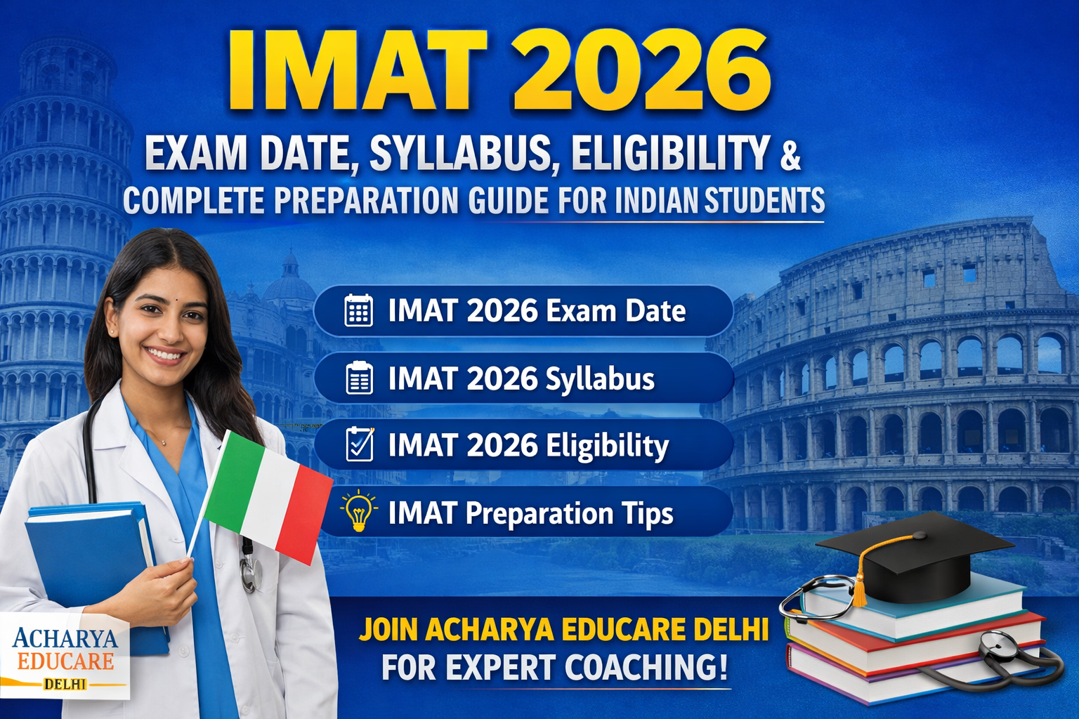IMAT 2026 Exam Date, Syllabus, Eligibility & Complete Preparation Guide for Indian Students