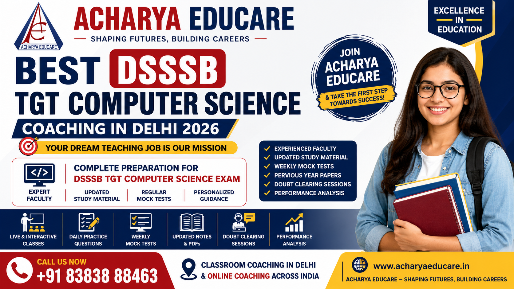 Best DSSSB TGT Computer Science Coaching in Delhi 2026