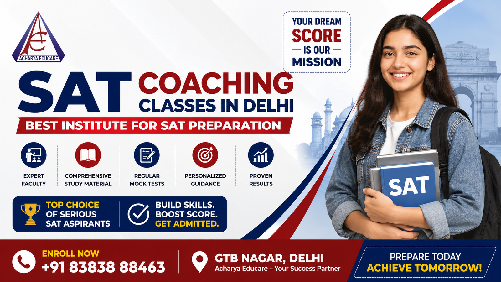 SAT Coaching Classes in Delhi – Best Institute for SAT Preparation