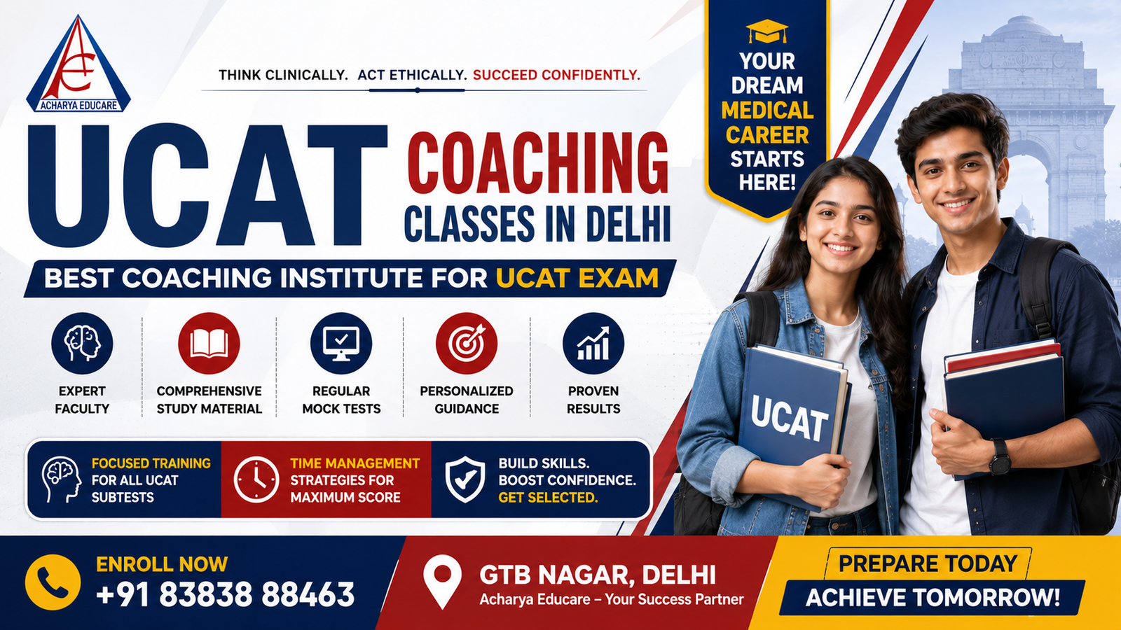 UCAT Coaching Classes in Delhi – Best UCAT Coaching Institute for Medical Aspirants