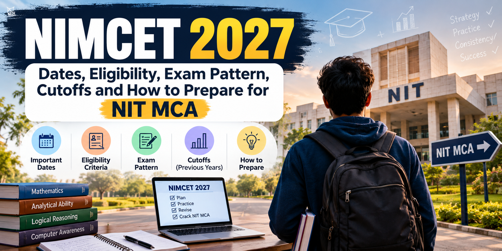 NIMCET 2027: Dates, Eligibility, Exam Pattern, Cutoffs and How to Prepare for NIT MCA